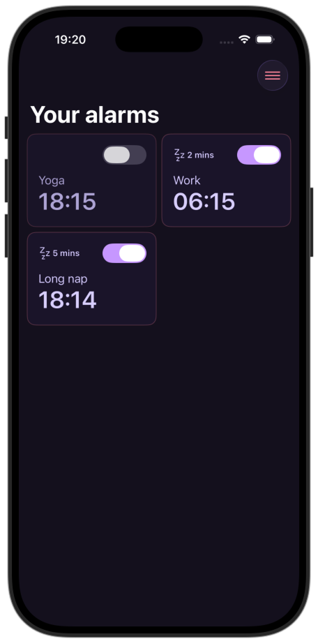 OlaAlarm App Screenshot